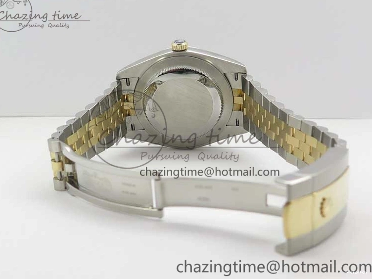 Best Bracelet Dial WWF Stick 126333 Edition 41 Makers YG Jubilee DateJust Wrapped Gold Wrapped SS SS A2836 on YG 0410